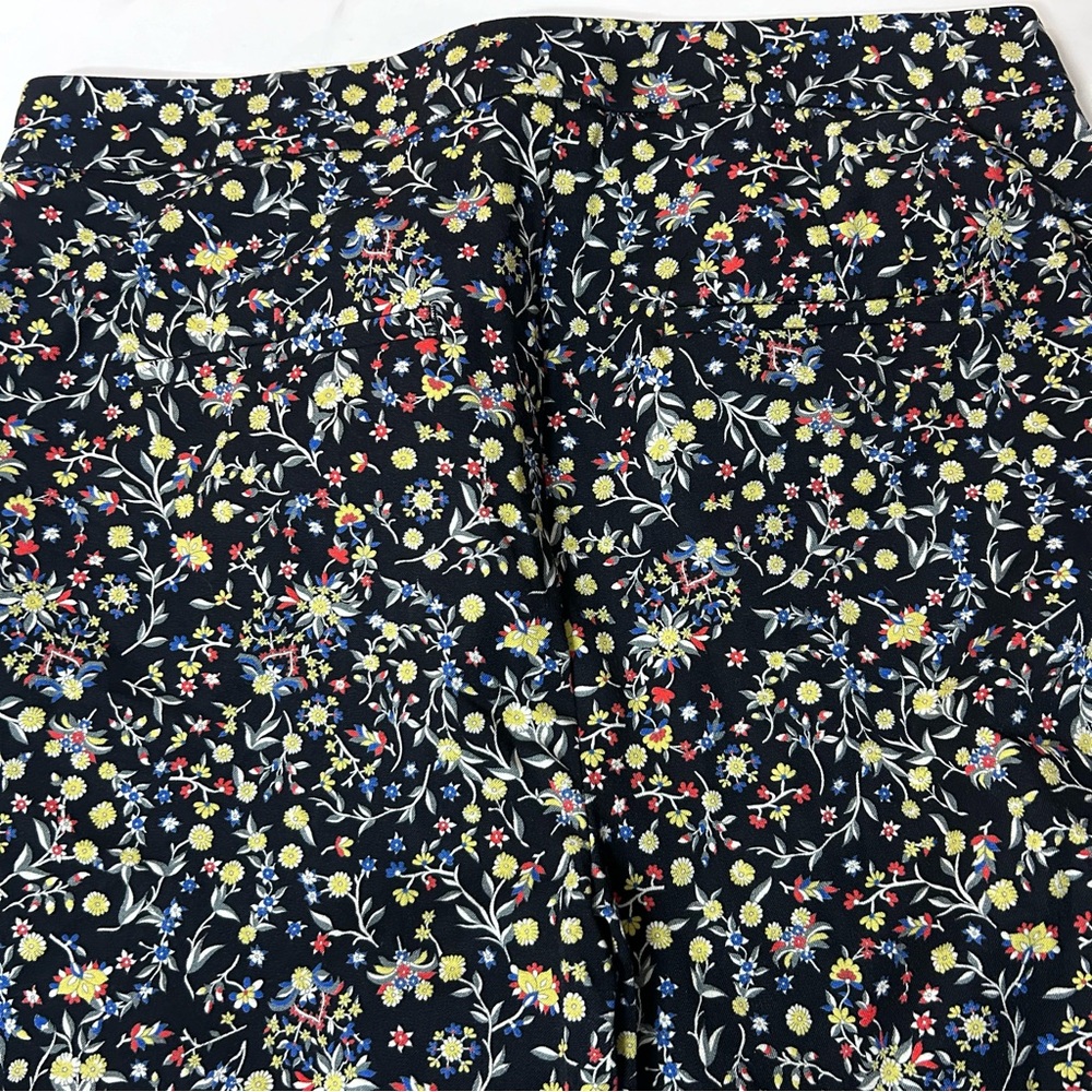 NWT Boden Wildflower Paisley Print Bi-Stretch Straight Leg Trousers (size 14) - Picture 4 of 10